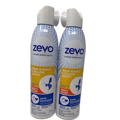 Zevo P & G Wasp Hornet and Yellow Jacket Killer 10 oz Natural Spray(Pack of 2) Pet Safe
