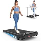 THERUN Walking Pad with Incline, Portable Mini Manual Incline Treadmills for Home/Office, Walking Pad Treadmill 2.5HP, Walking Jogging Machine with 300 lbs Weight Capacity Remote Control LED Display