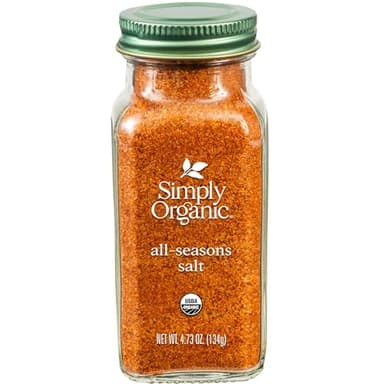 Simply Organic All-Seasons Salt, Certified Organic, 4.73 oz Container