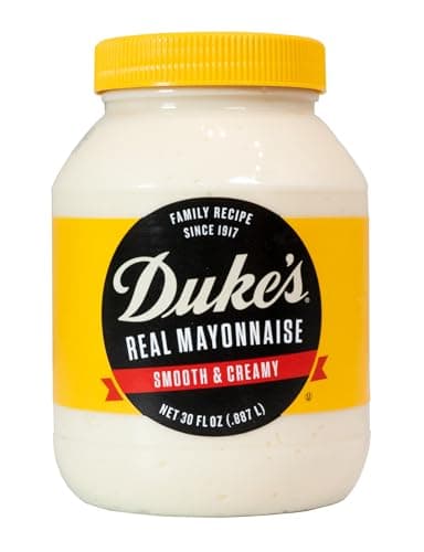 Duke’s Real Mayonnaise Jar – Original Smooth & Creamy Taste, 30 Ounce (Pack of 1)