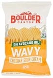 BOULDER CANYON Wavy Cheddar Sour Cream Potato Chips, 5.5 OZ