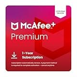 McAfee+ Premium Unlimited Devices 2025 | 1-Year Subscription with Auto-Renewal | All-in-One Cybersecurity and Antivirus Software, VPN for Privacy, Identity Monitoring, Personal Data Cleanup | Download