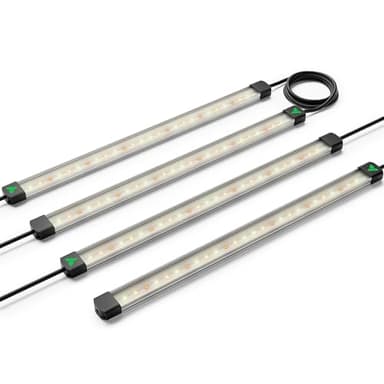 VIVOSUN Lumaray LED Grow Light Bars 16”(4-Bar), Full Spectrum Side Lighting with 60% Red Light up to 25% Yields for Grow Tents, Greenhouses, Magnet Reliability Upgraded, SGS Compatible