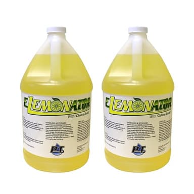 PressureTek Elemonator: House Wash Surfactant for Siding, Roof and Concrete Cleaning, Bleach Additive, Soft Wash Soap, 1 Gallon (2)