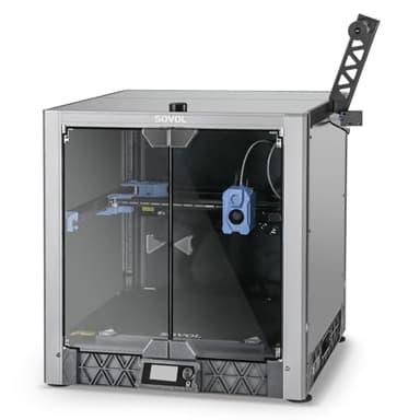 Sovol Metal and Tempered Glass Open Enclosure with Drag Chain and Filter Fan for Sovol SV08