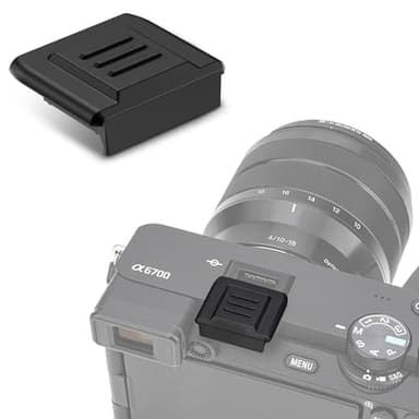 Multi Interface MI Camera Hot Shoe Cover Protector Cap with Full Coverage for Sony Alpha A7M5 A7V A7CR A7C II A7CII RX1R III ZV-E1 ZV-1 II ZV-E10 II A9 III II A7SIII A7R V IV A7 IV III A1 II A6700 FX2