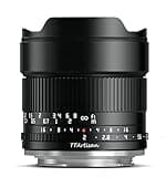 TTartisan 10mm F2.0 Ultra-Wide Angle Lens with 105° Angle of View, Compatible with Sony E-Mount APS-C Mirrorless Cameras A6600 A6500 A6400 A6100 A6300 A6000 a5100 FX30 ZV-E10 NEX-7 NEX-6 NEX-5T
