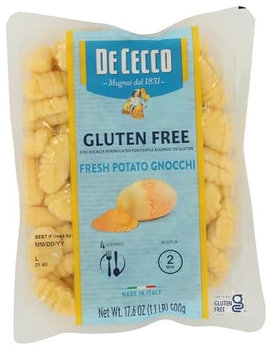 DE CECCO PASTA Gluten Free Potato Gnocchi, 17.6 OZ