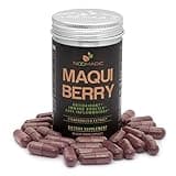 Noomadic Maqui Berry, 60 Capsules | 500mg Each, Antioxidant (High ORAC), Immune System Support, Supports Dry Eyes (Supports Tear Production), Standardized Extract (10% Anthocyanins)