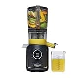 Omega Ultimate Performance Slow Masticating Batch Juicer with Intellidial Technology Cold Press Vegetable and Fruit Juice Extractor with 64-Ounce Hopper and 4 Juice Shot Glasses, 200-Watts, Black