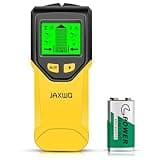 Stud Finder Wall Scanner - 5 in 1 Stud Finder Tool w/Microprocessor Chip and HD LCD Display, Stud Detector Beam Finders for the Center and Edge of Wood AC Wire Metal Studs Joist Pipe (Pollen)
