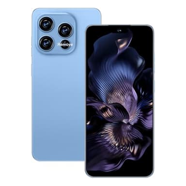 zrchjm 16PM 5G Unlocked Smartphone,12GB+512GB 7000mAh Fully Cell Phone for Android 14, 6.99" HD Screen Unlocked Cell Phone, 68MP+108MP Dual Camera/Dual SIM/Fingerprint (Titanium Blue)