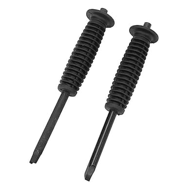 Headerbs 2PCS CV Axle Nut Installer and Remover, Carbon Steel and Rubber, 170mm, Axle Nut Tool, Black