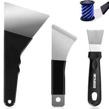 High-Quality 3D Printer Tool Removal Scraper Kit, 3 Types of Sharpened Blades and Sizes, 3D Printer Scrapers for Fast Separation Large Medium Small Models, Great 3D Printer Accessories Gifts