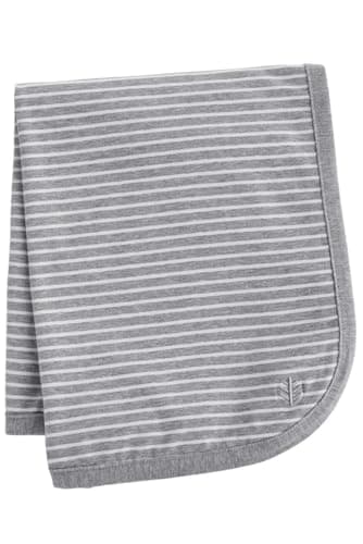 Coolibar UPF 50+ Baby Batibou Sun Blanket - Sun Protective (One Size- Grey/White Stripe)