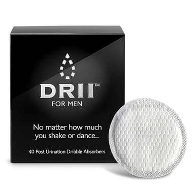 DRII FOR MEN Male Guards – Ultra-Thin Incontinence Pads for Men: Post-Urination Dribbling | Light Bladder Leakage | Unnoticeable, Discreet Bladder Control Protection