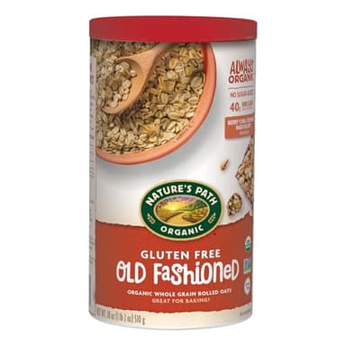 Nature's Path Organic Old Fashioned Oats Oatmeal, 18 oz (Pack of 6), Gluten Free, Non-GMO
