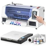 MZK A3 Plus DTF Printer XP600 Dual Printheads,high-Speed 13+ Inch Transfer Film with 7 Inch LED Large Multi-Function Fouch Screen,White Ink Circulation Automatic Cleaning System (Printer+Oven)