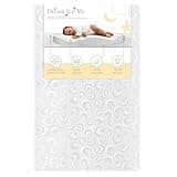 Dream On Me 2-in-1 Breathable Two-Sided 3" Portable Mini Crib Mattress, Greenguard Gold Certified, Vinyl and Breathable Fabric, White