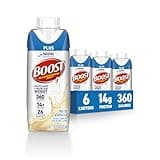 BOOST Plus Ready to Drink Balanced Nutritional Drink, Very Vanilla, 8 FL OZ (Pack of 6)