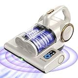 FEPPO Mattress Vacuum Cleaner, 16Kpa Bed Vacuum Cleaner with 253.7nm UV-C Light, 140°F Heat, HEPA Filter & Ultrasonic, Versatile Handheld Vacuums for Bed, Sofa, Couch, Crib(Corded, 500W)