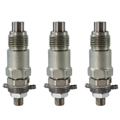 yeedaky 3PCS 15271-53020 Fuel Injectors for Kubota Engine D1402 V1100 V1902 D750 D850 D950 D1302 V1702 V1512 Bobcat Excavator Kubota Tractor Automotive Replacement Fuel Injectors Fuel Injector Kit