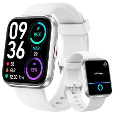 aeac Smart Watch for Women/Men, Fitness Watch, Alexa Built-in & Stable Bluetooth Call, with Heart Rate/SpO2/Sleep Monitor, 100 Sports, IP68 Waterproof Smartwatches for iOS Android