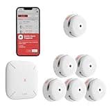 X-Sense Smart Smoke Detector XS01-M (1-Pack) and Wi-Fi Smoke Detector with SBS50 Base Station Kit FS51, Compatible with X-Sense Home Security App