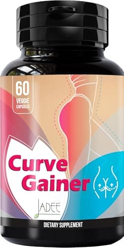 Smart Weight Gainer for Women – Booty Pills, Curves & Shape Support for Healthy Weight Gain, Hips & Glutes – Easy Alternative to Shakes – 60 Pills with Aguaje, Pueraria Mirifica, Dong Quai & more
