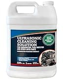 NORTHWEST ENTERPRISES Ultrasonic Cleaner Solution for Carburetors and Engine Parts. Concentrated Washing Compound for use in Ultrasonic Machines and Immersion Washers - Automotive Fluid (1 Gallon)