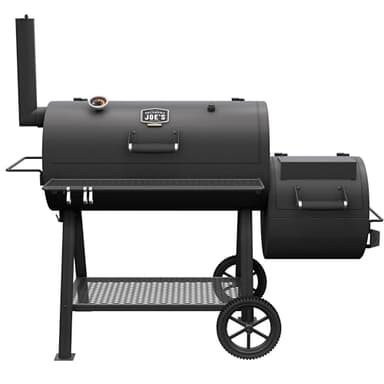 Oklahoma Joe's Highland Offset Charcoal Smoker and Grill with 900 sq. in. Cooking Area in Black