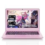 JSHIX 11.6'' Windows Laptop,Pink mini Laptop,Celeron N4000 Processor, 8 GB RAM, 256 GB Storage,11.6-inch HD Display, Windows 11, Laptop for Entertainment or Student use