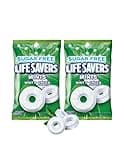 Sugar Free Lifesavers Wintgreen Mints Pack - 2 Bags Life Savers Wint O Green - 2.75oz each | Packaged by Leathnu Foundry (2 Wintergreen)