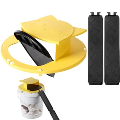 Mouse Rat Trap Bucket,5 Gallon Mouses Rat Traps Indoor for Home,Reusable Bucket Lid Rat Traps Indoor Outdoor,Mouse Catching Tool [5 Gallon Buckets is NOT Included]