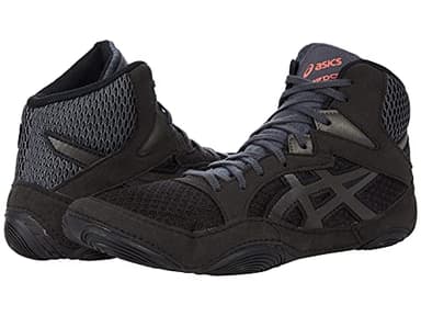 ASICS Snapdown 3 Wrestling Shoe Black/Gunmetal 5.5 EE - Wide