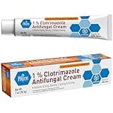 MED PRIDE 1% Clotrimazole Antifungal Cream 1oz- Fungus Skin Care Treatment with - Jock Itch Body Ointment - Fights Infection, Sweat Rash, Athletes Foot, Ringworm & Relieves Itching, Burning