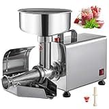 VBENLEM 110V Electric Tomato Strainer 370W Commercial Grade Tomato Milling Machine Stainless Steel Tomato Press and Strainer 90-160 Kg/H Pure Copper Motor Food Strainer and Sauce Maker