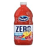 Ocean Spray® ZERO Sugar Tropical Punch Juice Drink, Tropical Punch Juice Drink Sweetened with Stevia, 64 Fl Oz Bottle (Pack of 1)