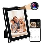 Hidden Spy Camera Detector with Photo Frame, WiFi Spy Camera with Motion Detection,1080P HD Home Security Camera Wireless Nanny Cam Remote Monitoring Camera for Home/Office/Indoor, No Audio