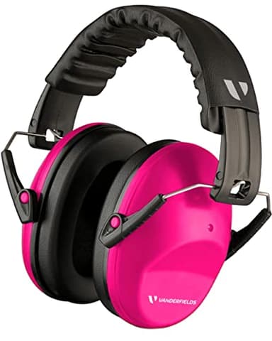 Vanderfields - Hearing Protection Ear Muffs - Over 31 dB (2K Hz) Broad Noise Cancelling Sound Reduction - Adults & Teens