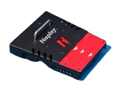 Nisplay Portable Tennis Ball Machine (26lbs) - Dual Motor for TopSpin and Backspin, 80+ Balls, Max 68MPH, 4+ Hours Play with External Lithium Battery (Oscillator)