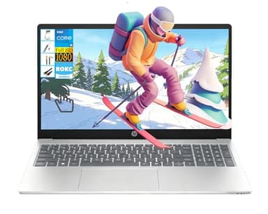 HP 15.6" FHD Touchscreen Laptop | 13th Gen Intel Core i5-1334U(10-Core)| 16GB RAM 512GB SSD| Long Battery Life| Wi-Fi 6| Copilot AI | Windows 11| for Business/Home/Office/Online Learning|RK Bundle