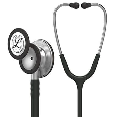 3M Littmann Classic III Monitoring Stethoscope, 5620, More Than 2X as Loud, Weighs Less, Stainless Steel Chestpiece, 27" Black Tube