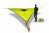 Tentsile Trillium Giant Hammock, The Original Tree Tent Company, 3 to 6 Adult Capacity, Anti-Roll, Central Hatch, Ratches and Straps Included, Designed in The UK (3 Person, Fresh Green)