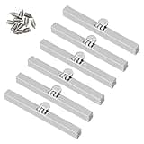 BUTUZE 6pcs Bag Clasps Purse, 4.52inches Metal Purse Frame Kiss Clasp Purse Frame, Purse Clasps for Bag Making, Metal Purse Frame Wallet Clasp, Bag Clasp for Purse Making, Bag Making