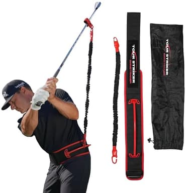 Tour Striker Swing Trainer – Golf Swing Trainer Aid for Muscle Memory & Proper Swing Path – Improves Inside‑Out Strike, Tempo & Consistency – Indoor & Outdoor Use
