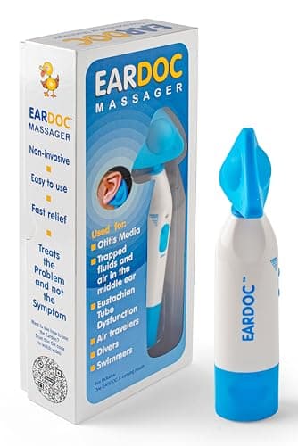 Eardoc - ear pressure relief device, Ear Infection Treatment for Adults, Ear Ache Pain Relief, Eustachi ear unclogger, Ear popper, eustachian tube unclogger, best tinnitus relief, ear care product.