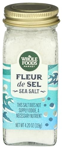 Whole Foods Market, Seasoning, Fleur de Sel, 4.20 Ounce