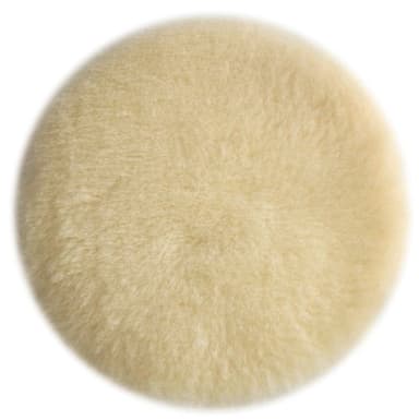 PORTER-CABLE Polishing Pad, Lambs Wool, Hook and Loop, 6-Inch (18007), Brown