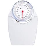 Adamson A24 Scales for Body Weight - Up to 350 LB - New - Anti-Skid Rubber Surface Extra Large Numbers - High Precision Bathroom Scale Analog - Durable with 20-Year Assurance